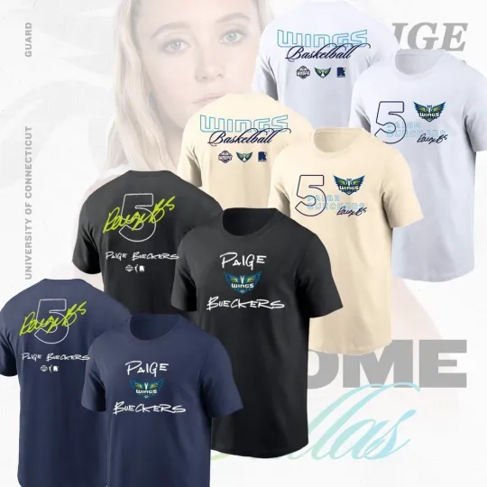Discover Paige Bueckers #5 Dallas Wings 2025 Women's National Basketball Fans
