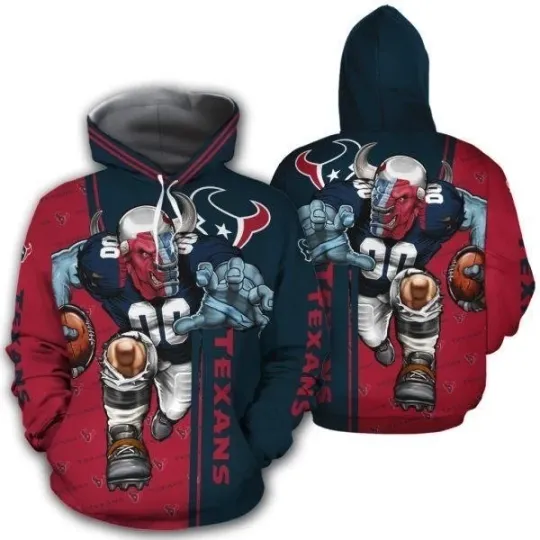 Discover Houston Football Texanss Team 3D Hoodie