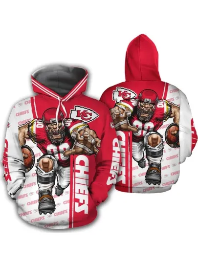 Discover Personalized Kansas City Football Chiefss Team Hoodie Unisex Adult S-5XL Gift