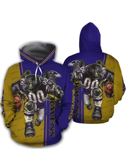 Discover Personalized Baltimore Football Ravenss Team Hoodie Unisex Adult S-5XL Gift