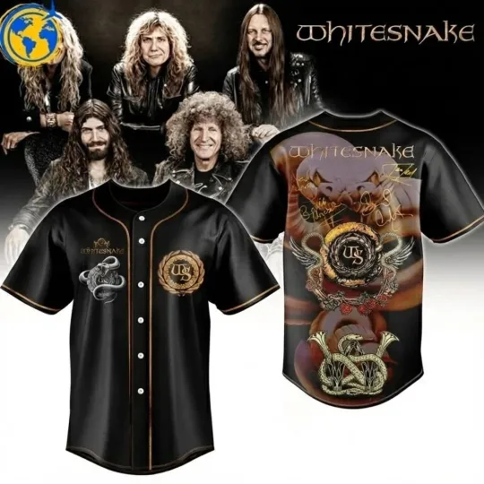 Discover New Whitesnake Music Band Baseball Jersey For Baseball Fans PH369