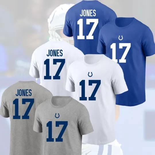 Discover Daniel Jones #17 Indianapolis Football 2025 Player Name & Number For Fans