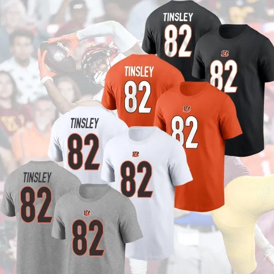 Discover Mitchell Tinsley #82 Cincinnati Football 2025 Player Name & Number For Fans