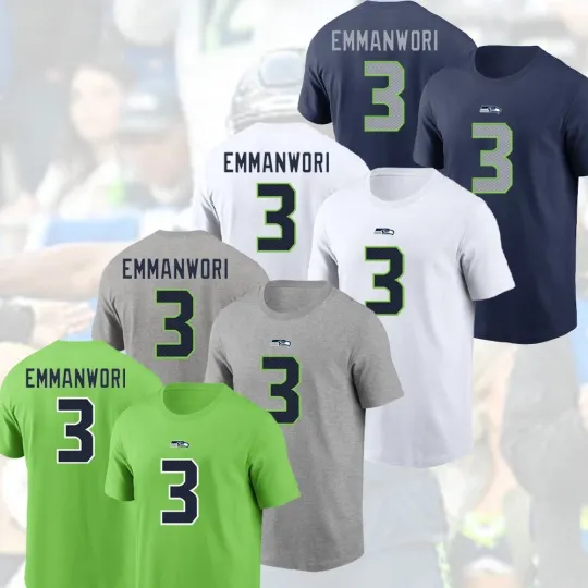 Discover Nick Emmanwori #3 Seattle Football 2025 Player Name & Number For Fans