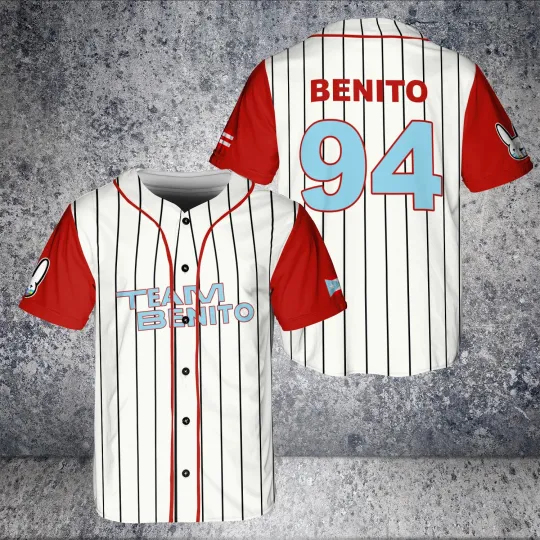 Discover Team Benito Baseball Jersey Halfbowl Fan Shirt Game Day Outfit Puerto Rico Sport