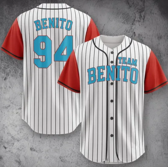 Discover Team Benito Baseball Jersey Halfbowl Fan Shirt Game Day Outfit Puerto Rico Sport