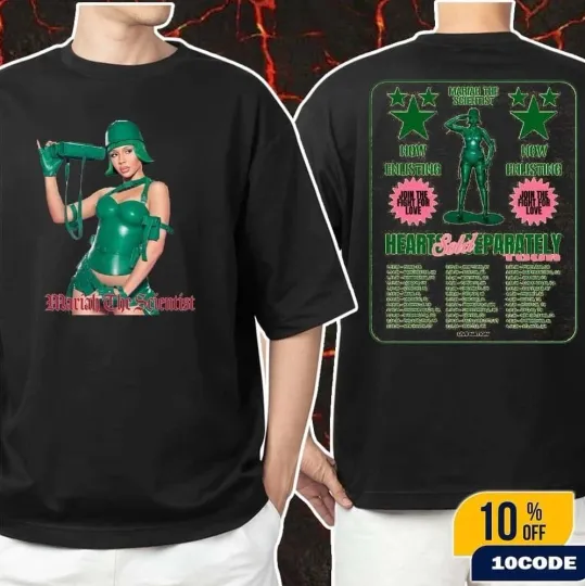 Mariah The Scientist Hearts Sold Separately Tour 2026 Dates List T-Shirt