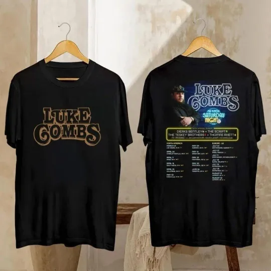 Discover 2026 Lukee Comb My Kinda Saturday Night Tour Shirt, Lukee Comb Tour