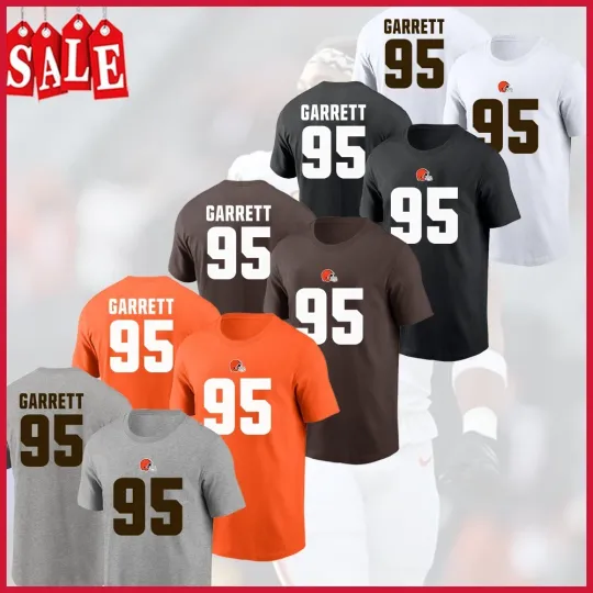 Myles Garrett #95 Cleveland Football 2025 Football Player Name & Number Fans