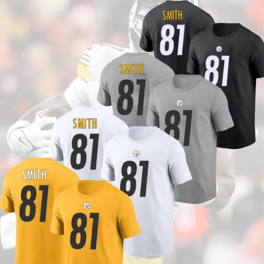 Discover Welcome Jonnu Smith #81 to Pittsburgh Steeler 2025 Player Name & Number S-5XL
