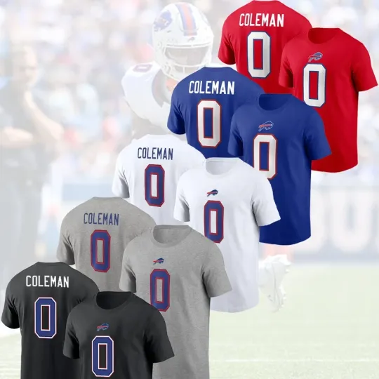 Discover HOT NEW - Keon Coleman #0 Buffalo Bills 2025 Player Name & Number Fan Gift S-5XL