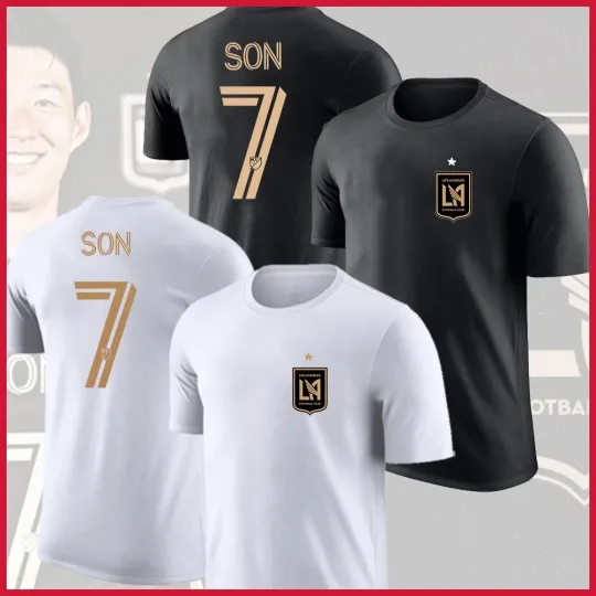 Discover Welcome Son Heung-Min to LAFC 2025 Player Name & Number Gift For Fans