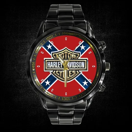 Discover Harley Motor Racing Davidsonn Black Stainless Steel Watch For Men