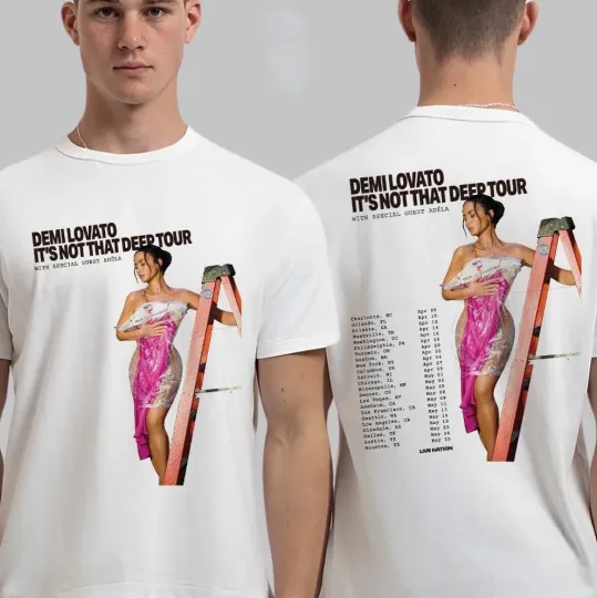 Discover Demi Lovato It's Not That Deep North American 2026 Tour Schedule City T-Shirt