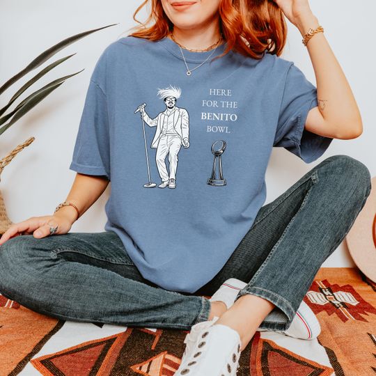 Discover Here For The Benito Bowl Shirt, Comfort Colors Graphic Tee, Latin Music Vibes Shirt, Reggaeton Inspired Fan Tee