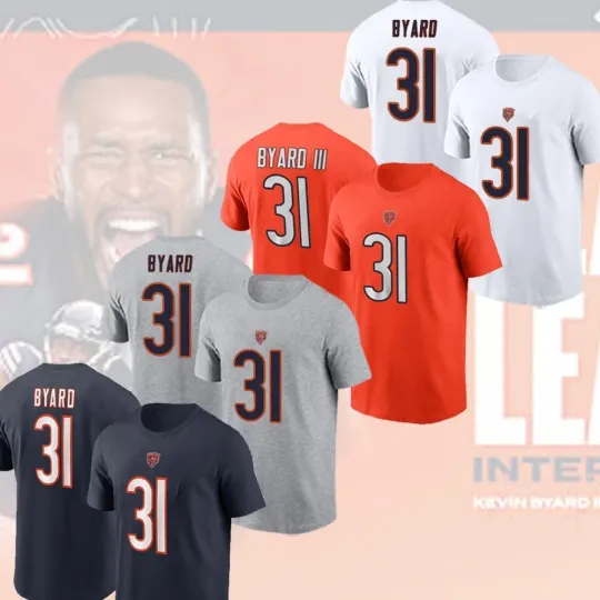 Discover HOT! Kevin Byard III #31 Chicago Bears Team Name and Number Gift For Fans