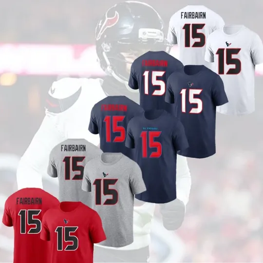 Discover HOT! Ka'imi Fairbairn #15 Houston Texans Team Name and Number Gift For Fans