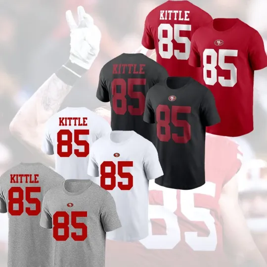 Discover HOT 2025! George Kittle #85 San Francisco 49ers Name and Number Fan Favorite