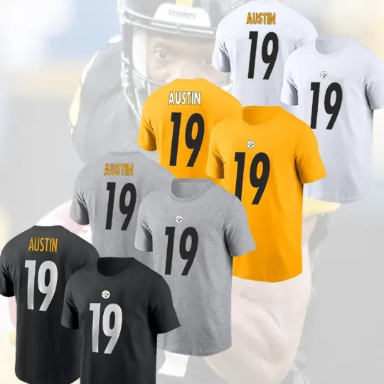 Discover HOT! Calvin Austin III #19 Pittsburgh Steeler Team Name and Number Gift For Fans