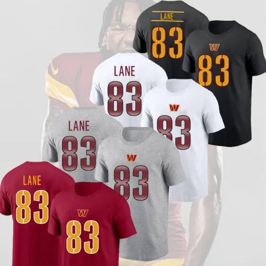 Discover FASTSHIP - Jaylin Lane #83 Washington Commanders 2025 Player Name & Number