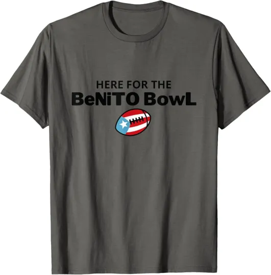 Discover Benito Bowl Boriqua Bunny Puerto Rican PR Football Unisex T-Shirt