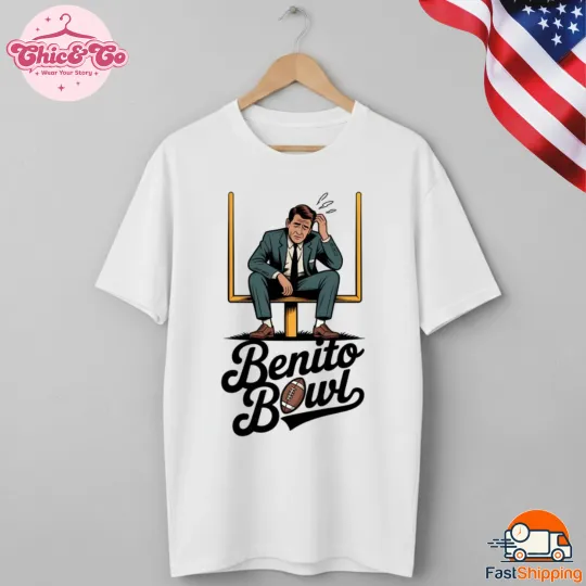 Discover Benito Bowl Funny Football Parody T-Shirt Reprint S-5XL Gift For Fans