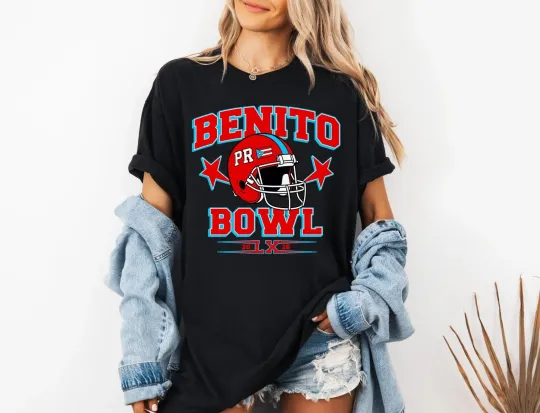 Discover Comfort Colors Benito Bowl Shirt 2026, Puerto Rico Football Fan T-Shirt