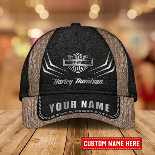 Discover Personalized Harley Motor Racing Davidson Cap Gift