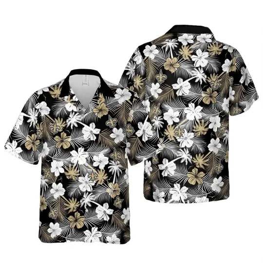 Discover New Orleans Football Saintss Team Hawaiian Shirt Unisex Adult