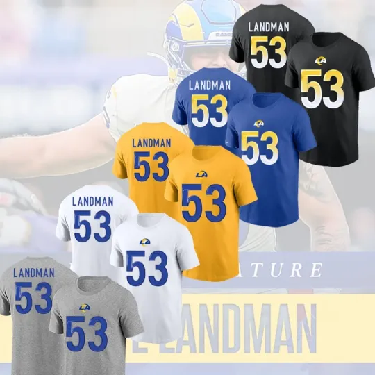 Discover Nate Landman #53 Los Angeles Football Name and Number Fan Favorite