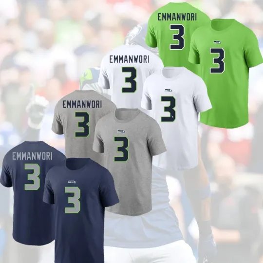 Discover Nick Emmanwori #3 Seattle Football Name and Number Gift For Fan
