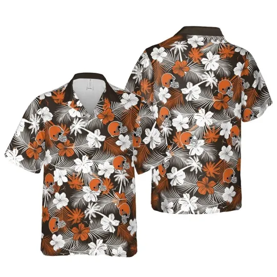 Discover Cleveland Football Brownss Team Hawaiian Shirt Unisex Adult