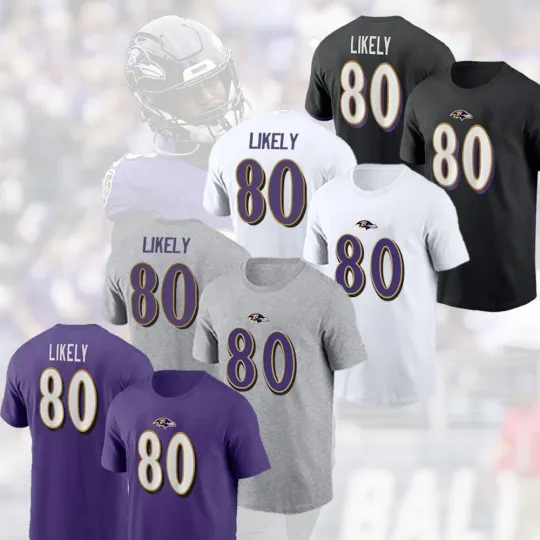 Discover Isaiah Likely #80 Baltimore Football Team Name and Number Special For Fan