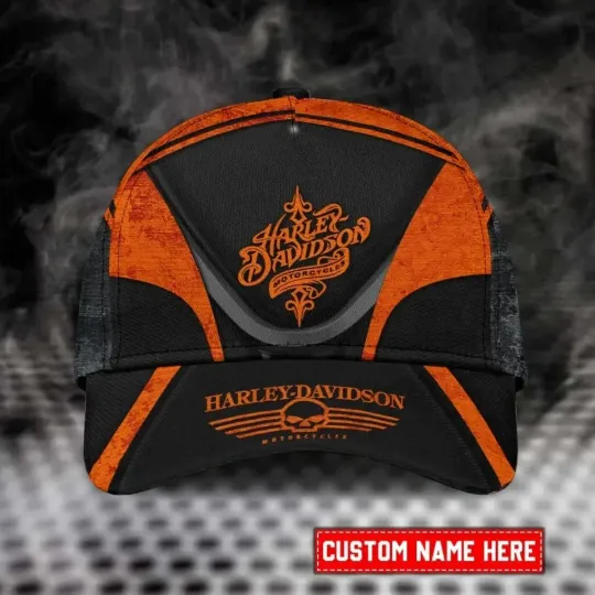 Discover Personalized Harley Motor Racing Davidson Cap Gift