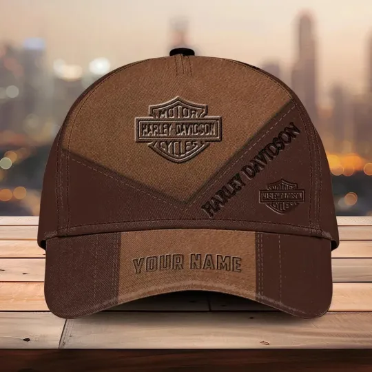 Discover Personalized Harley Motor Racing Davidson Cap Gift