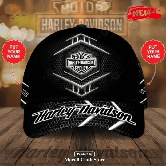 Discover Personalized Harley Motor Racing Davidson Cap Gift