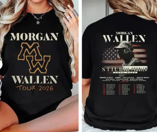 Discover Wallen Western Country Music Shirt, Wallen Western Tour 2026 Fan