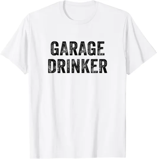 Discover Funny Vintage Retro Garage Drinker Humor Gift T-Shirt