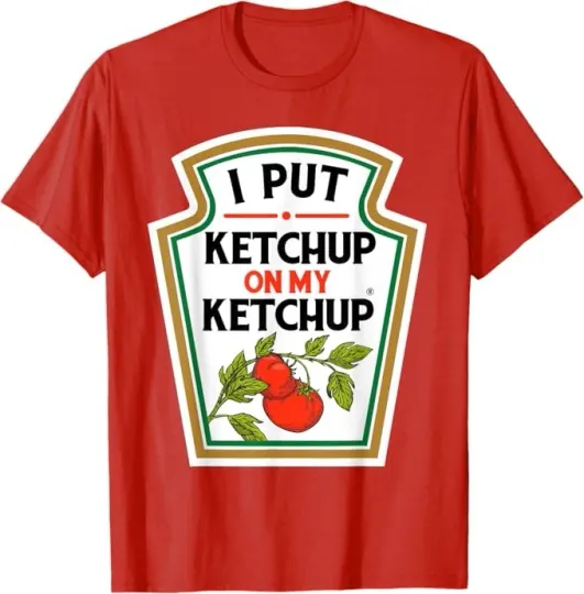 Discover I Put Ketchup on My Ketchup t-shirt Tomato DIY Halloween T-Shirt