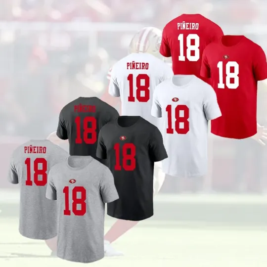 Discover Eddy Pineiro #18 San Francisco Football Name and Number Player Special For Fan