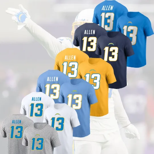 Discover Keenan Allen #13 Los Angeles Char.gers Name & Number FOR FANS