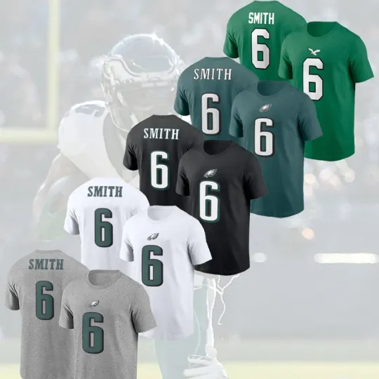 Discover DeVonta Smith #6 Philadelphia Football Name and Number Gift For Fans