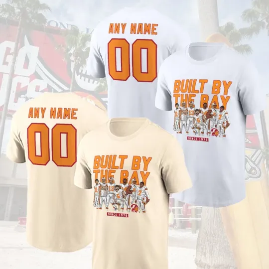 Tampa Bay Buccaneers Built By The Bay Name & Number Gift For Fan