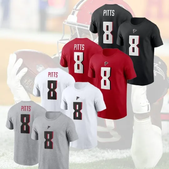 Discover Kyle Pitts #8 Atlanta Name and Number Player 2025 Special For Fan