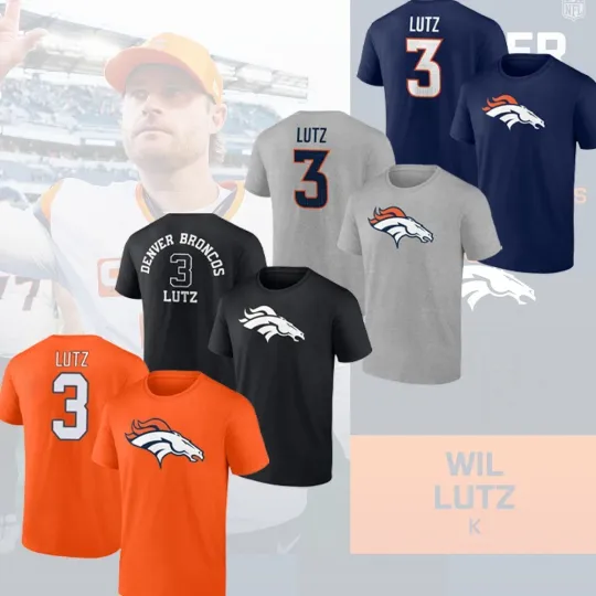 Discover Player of the Month! Wil Lutz #3 Denver Football 2025 Name & Number Gift For Fan