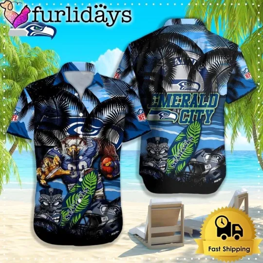 Discover Seattle Football Seahawkss Team Hawaiian Shirt Unisex