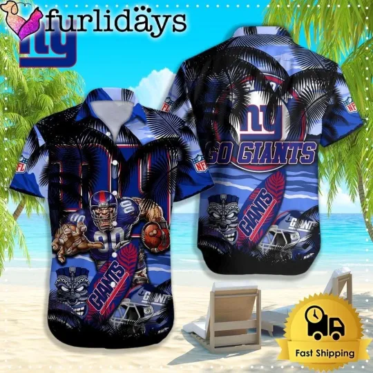 Discover New York Football Giantss Team Hawaiian Shirt Unisex