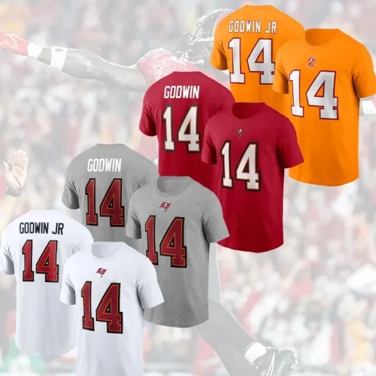 Discover HOT! Chris Godwin Jr #14 Tampa Bay Buccaneers Team 2025 Name and Number For Fans