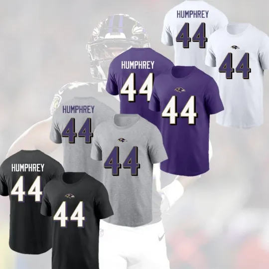 Discover HOT! Marlon Humphrey #44 Baltimore Ravens Name and Number Gift For Fans