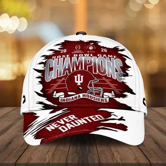 Hoosiers Football 2026 Rose Bowl Champions Classic Cap